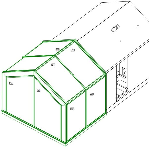 Viesu māju stikloto konstrukciju rasējumi, Norvēģija. https://www.facebook.com/aeranord.no