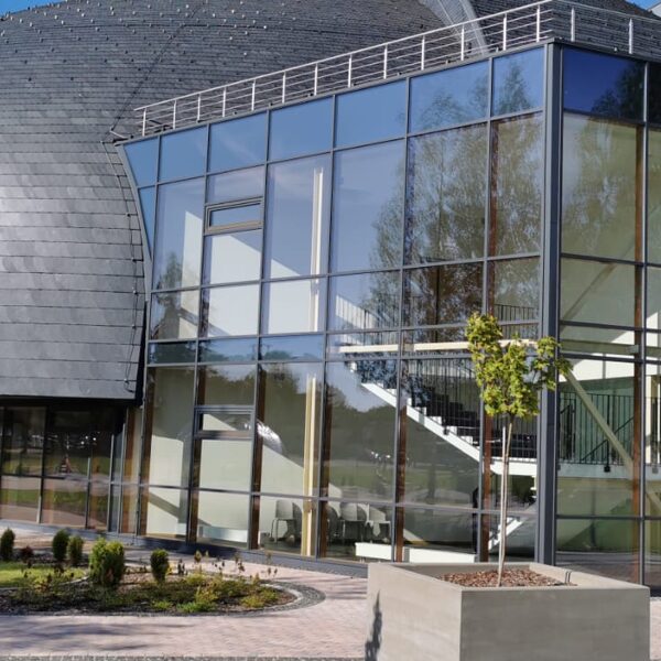 Concert hall glazed construction drawings. Stopini, Latvia