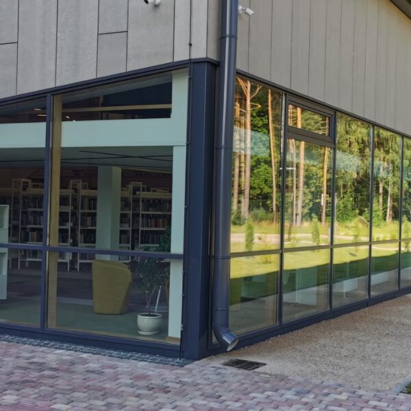 Concert hall glazed construction drawings. Stopini, Latvia