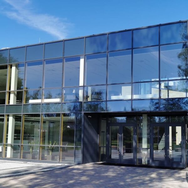 Concert hall glazed construction drawings. Stopini, Latvia